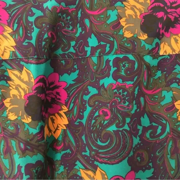 Victoria's Secret Vintage Gold Label Long Robe Tassel Tie Jacquard Trim Medium - Picture 12 of 13